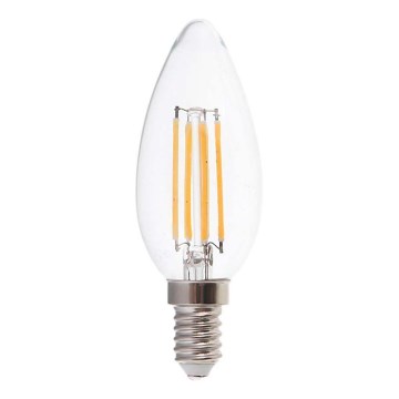 LED Крушка FILAMENT E14/4W/230V 6500K