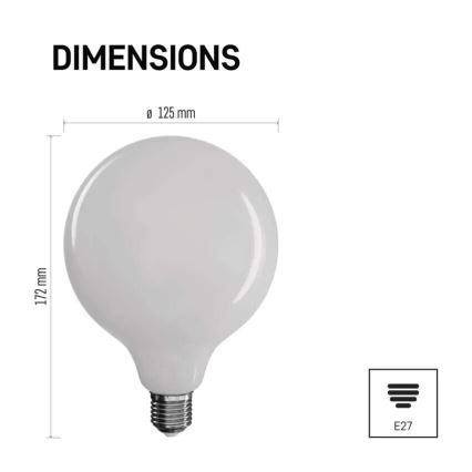 LED Крушка FILAMENT E27/18W/230V 2700K