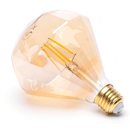 LED Крушка FILAMENT E27/4W/230V 1800K диамант - Aigostar