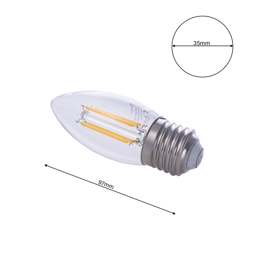 LED крушка FILAMENT E27/4W/230V 2700K