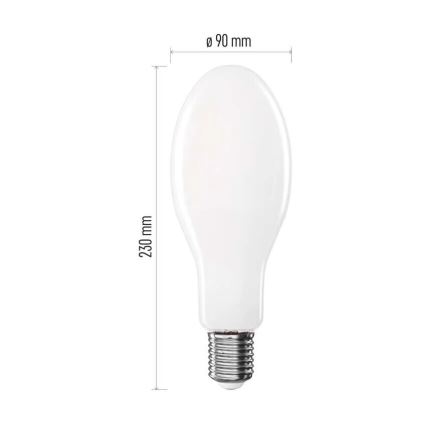 LED Крушка FILAMENT ED90 E40/36W/230V 4000K 6000 lm