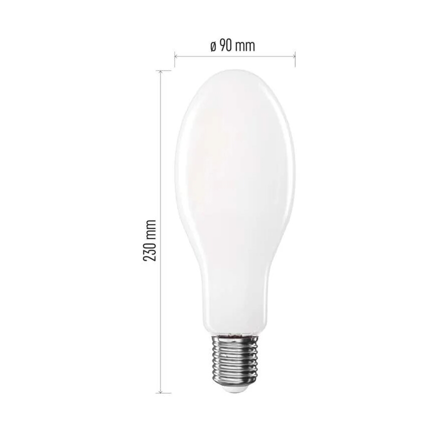LED Крушка FILAMENT ED90 E40/36W/230V 4000K 6000 lm