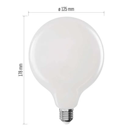 LED Крушка FILAMENT G125 E27/18W/230V 4000K