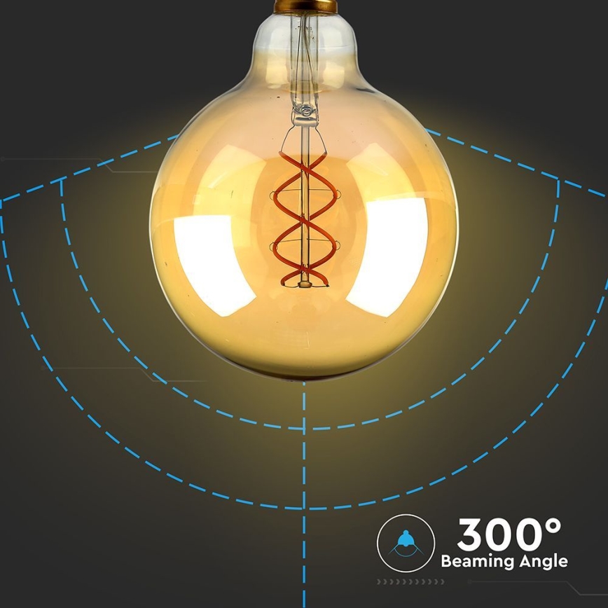 LED Крушка FILAMENT G125 E27/5W/230V 1800K