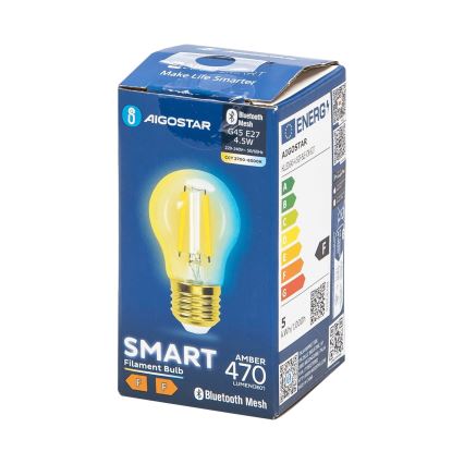 LED Димируема крушка FILAMENT MESH Smart G45 E27/4,5W/230V 2700-6500K - Aigostar