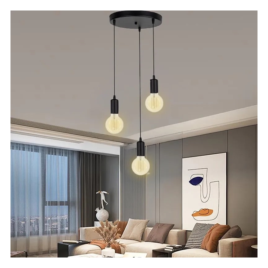 LED Крушка WHITE FILAMENT G95 E27/13W/230V 3000K