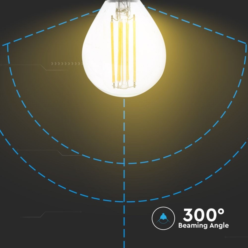 LED Крушка FILAMENT P45 E14/4W/230V 4000K