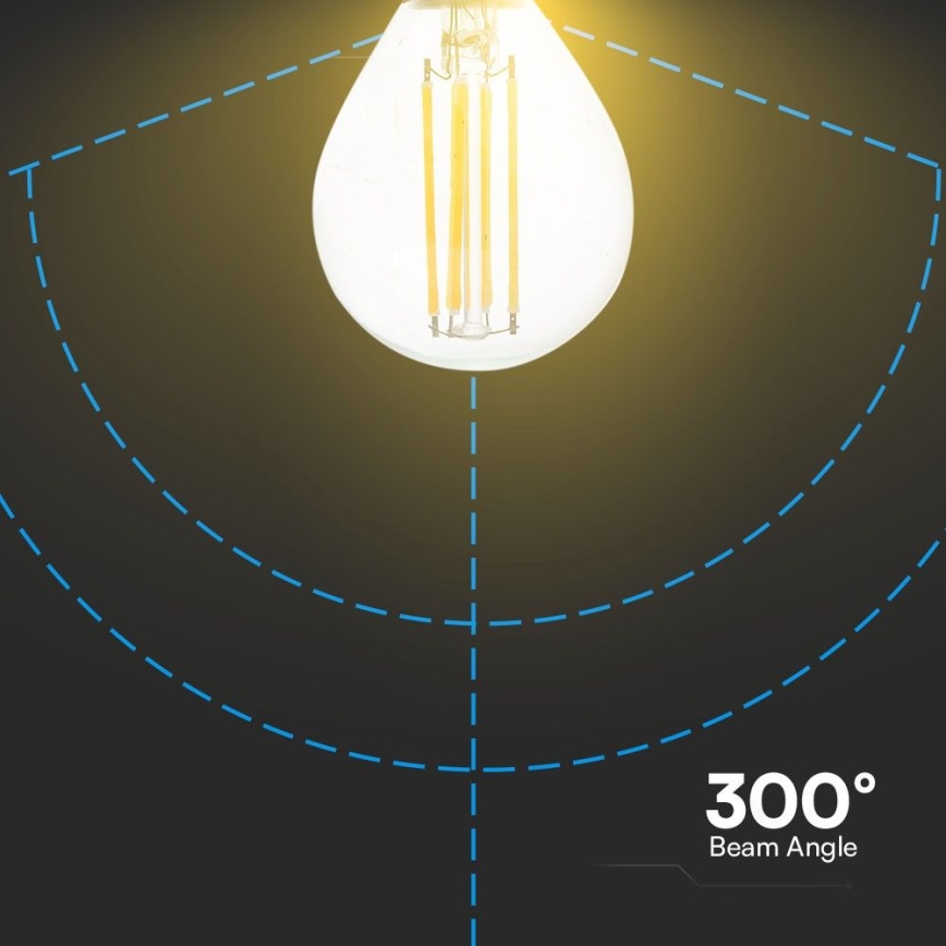 LED Крушка FILAMENT P45 E14/6W/230V 4000K