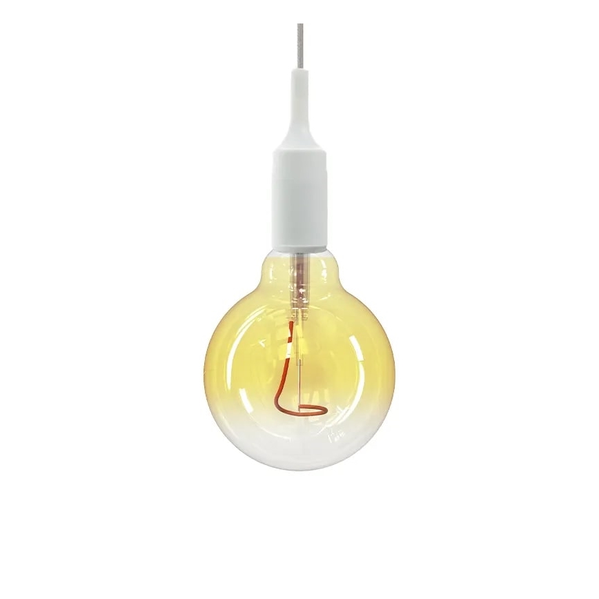 LED Крушка FILAMENT SHAPE G95 E27/4W/230V 1800K жълт
