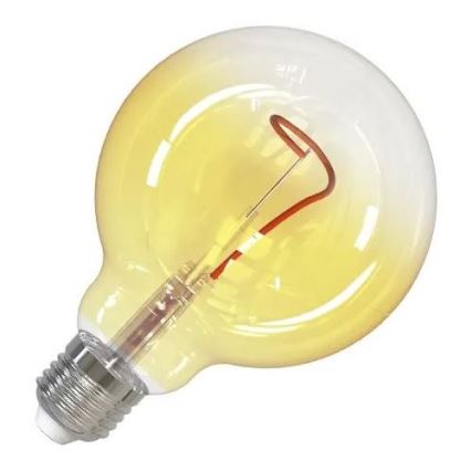 LED Крушка FILAMENT SHAPE G95 E27/4W/230V 1800K жълт