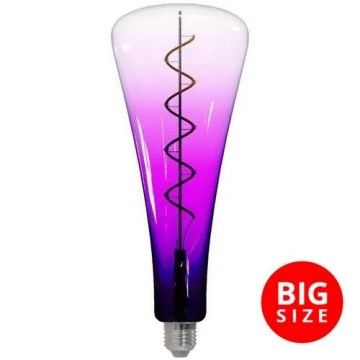 LED Крушка FILAMENT SHAPE T110 E27/5W/230V 1800K лилав