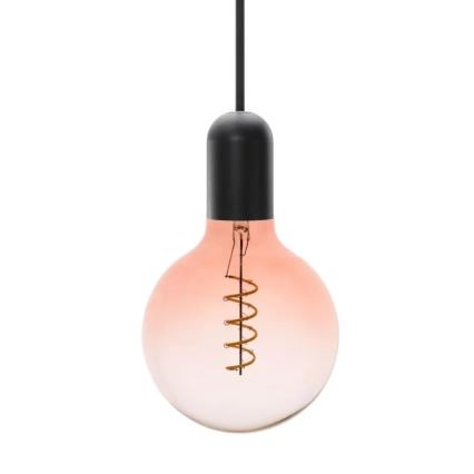 LED Крушка FILAMENT SPIRAL G125 E27/4W/230V 2000K розов