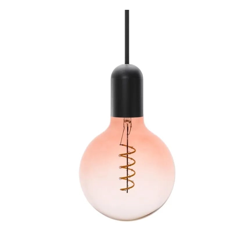 LED Крушка FILAMENT SPIRAL G125 E27/4W/230V 2000K розов