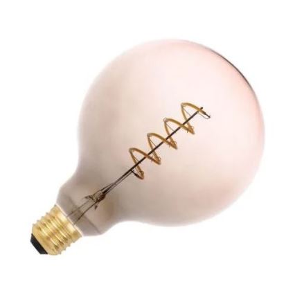 LED Крушка FILAMENT SPIRAL G125 E27/4W/230V 2000K сив/розов