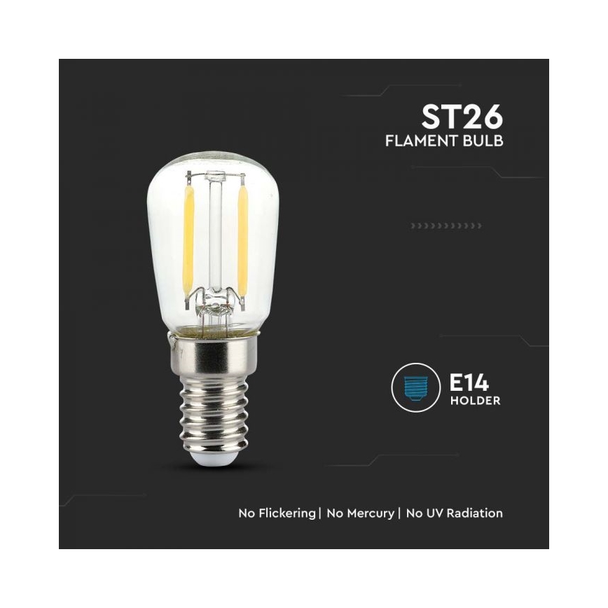 LED крушка FILAMENT ST26 E14/2W/230V 6500K