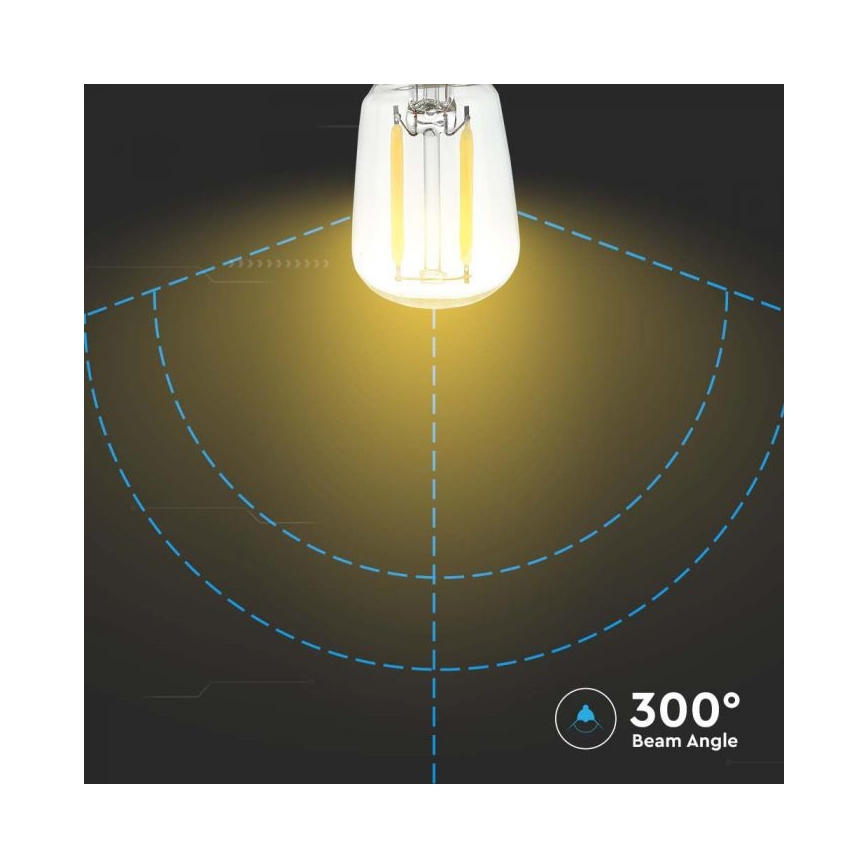 LED крушка FILAMENT ST26 E14/2W/230V 6500K