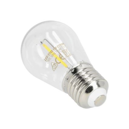 LED Крушка FILAMENT ST45 E27/1W/230V 2700K