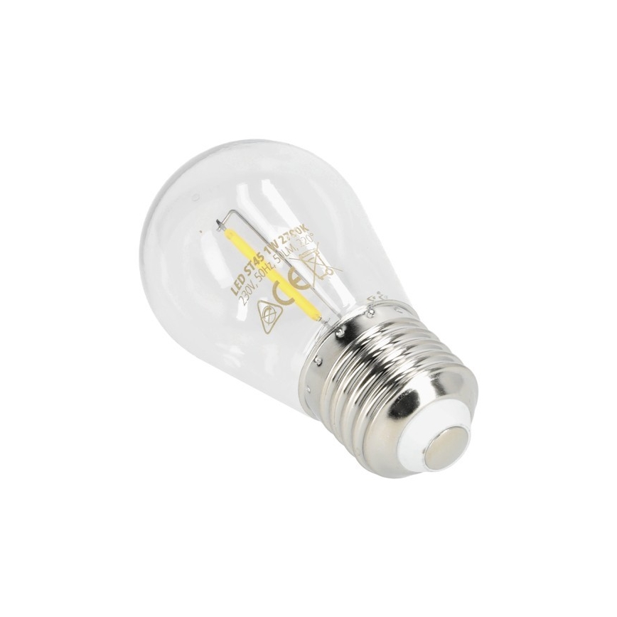 LED Крушка FILAMENT ST45 E27/1W/230V 2700K