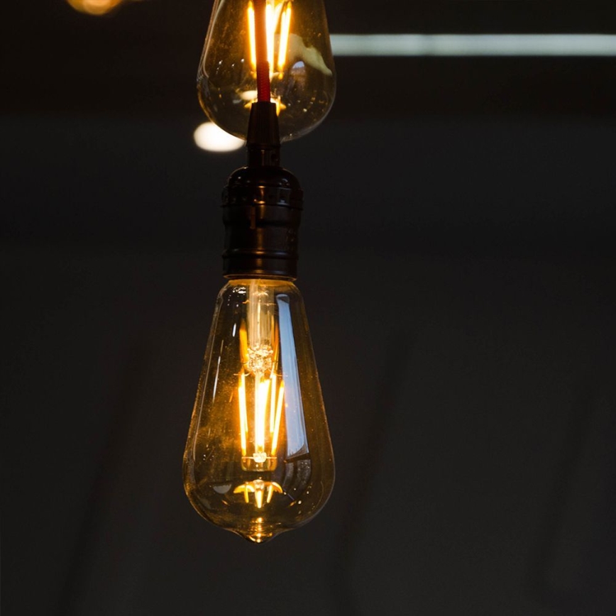 LED Крушка FILAMENT ST64 E27/6W/230V 2200K