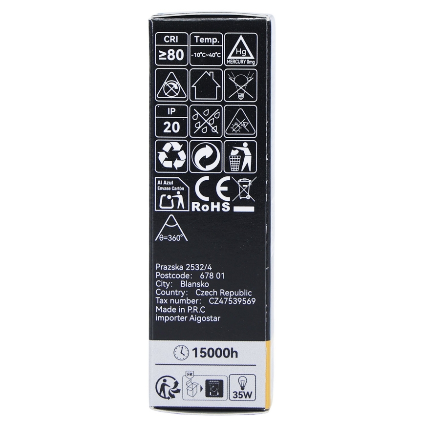 LED крушка FILAMENT T25 E14/4W/230V 3000K - BRILAGI
