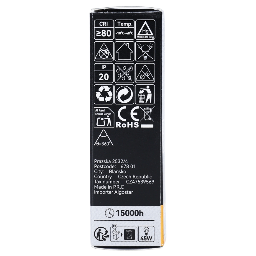 LED крушка FILAMENT T25 E14/6W/230V 3000K - BRILAGI