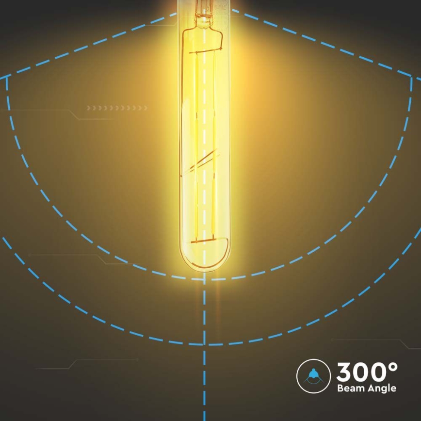 LED Крушка FILAMENT T30 E27/6W/230V 2200K