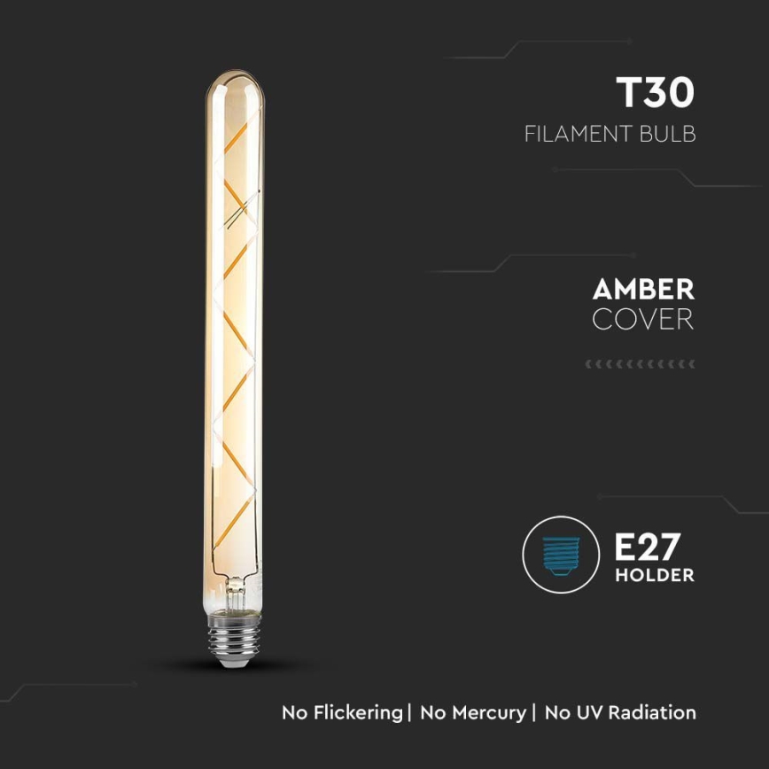 LED Крушка FILAMENT T30 E27/7W/230V 2200K