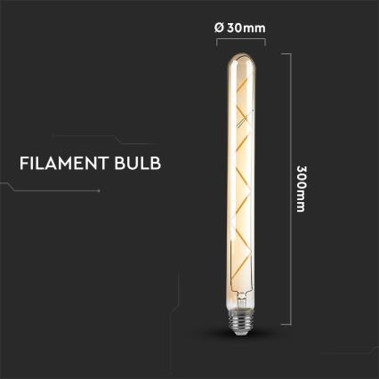 LED Крушка FILAMENT T30 E27/7W/230V 2200K