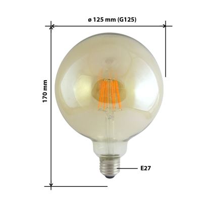 LED Крушка FILAMENT VINTAGE E27/10W/230V 2000K