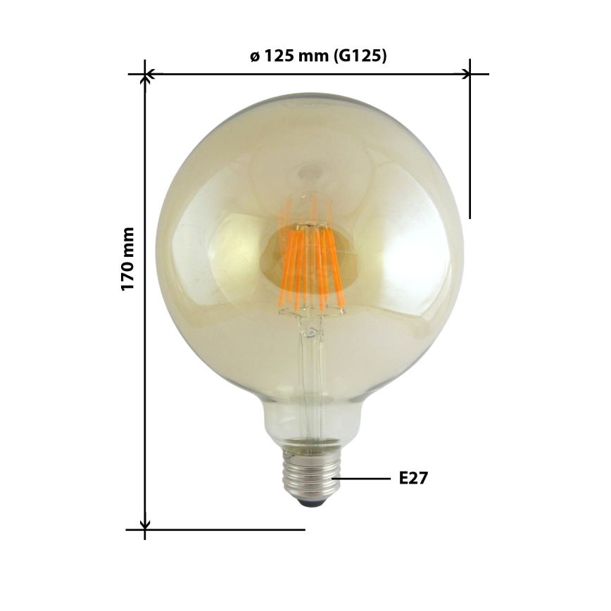 LED Крушка FILAMENT VINTAGE E27/10W/230V 2000K