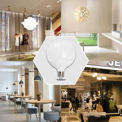 LED крушка G120 E27/18W/230V 3000K - Aigostar