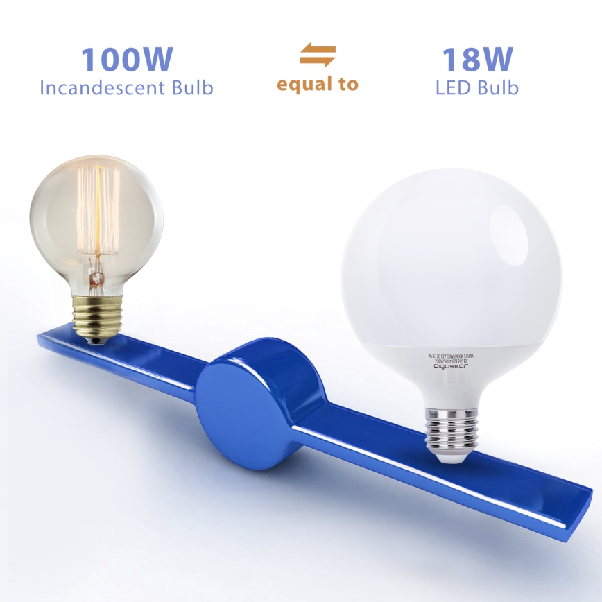 LED крушка G120 E27/18W/230V 6500K - Aigostar
