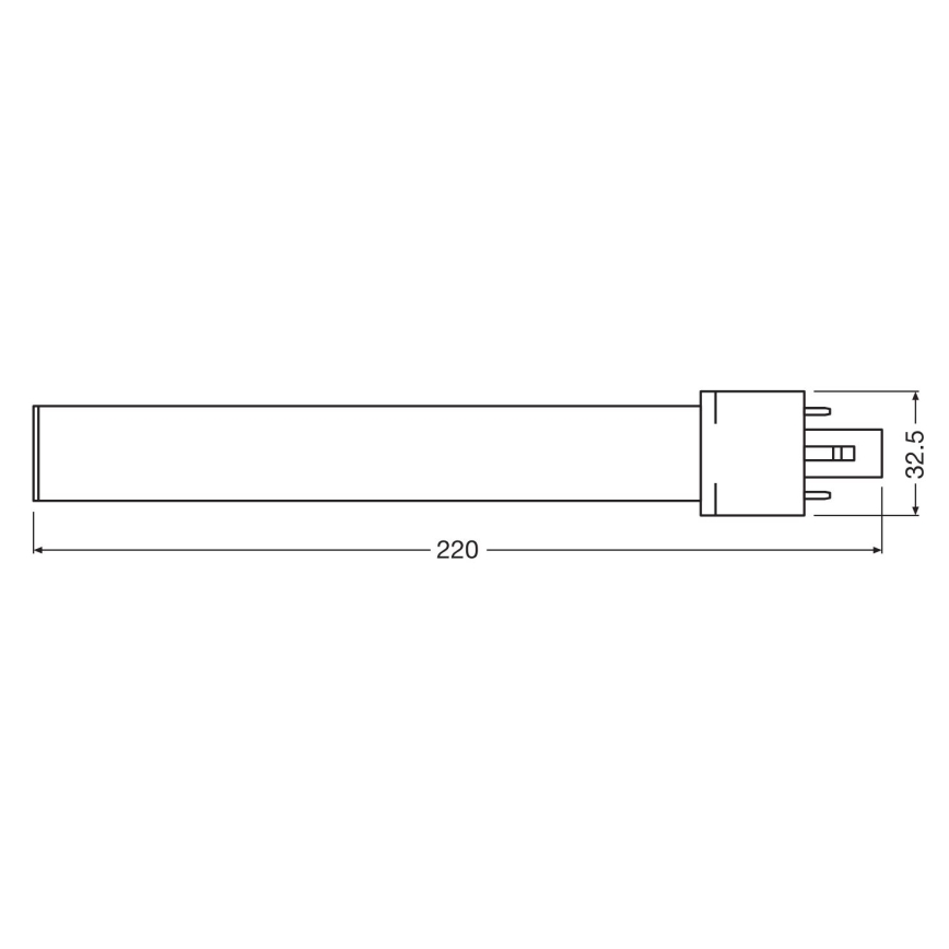 LED Крушка G23/6W/230V 3000K - Osram