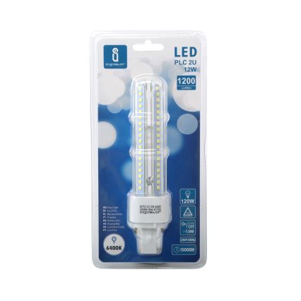 LED Крушка G24D-3/12W/230V 6500K - Aigostar