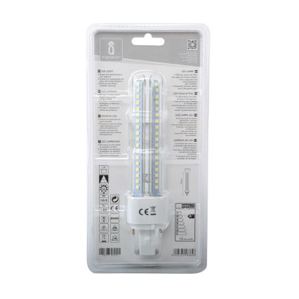 LED Крушка G24D-3/12W/230V 6500K - Aigostar