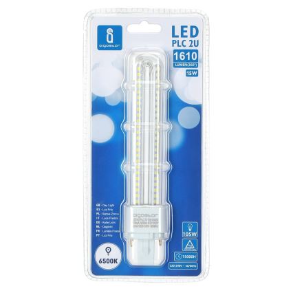 LED Крушка G24D-3/15W/230V 6500K - Aigostar