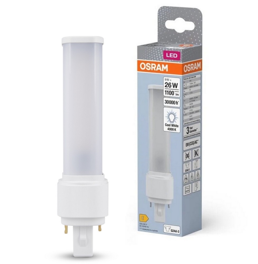 LED Крушка G24d-3/9W/230V 4000K - Osram