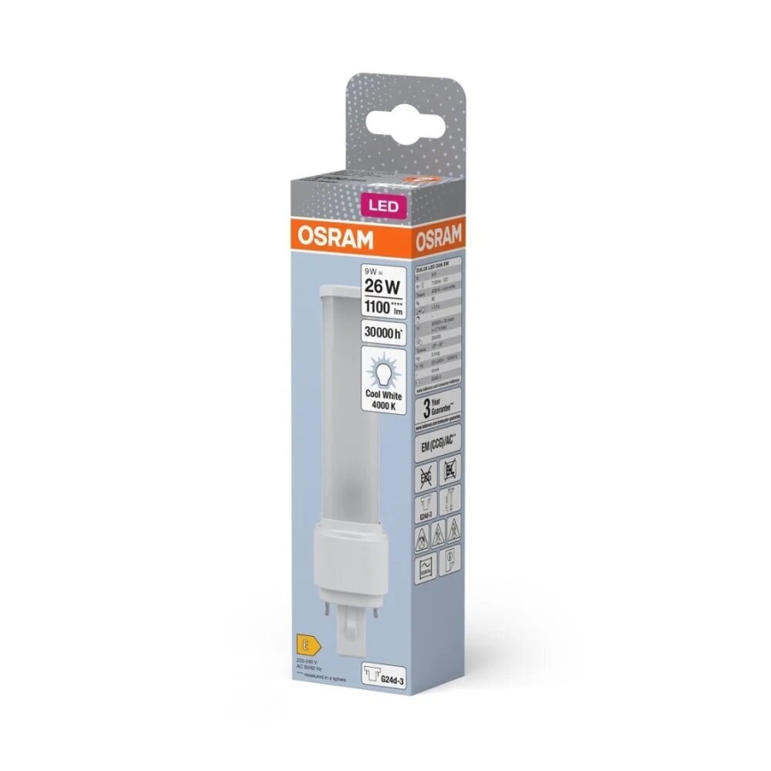 LED Крушка G24d-3/9W/230V 4000K - Osram