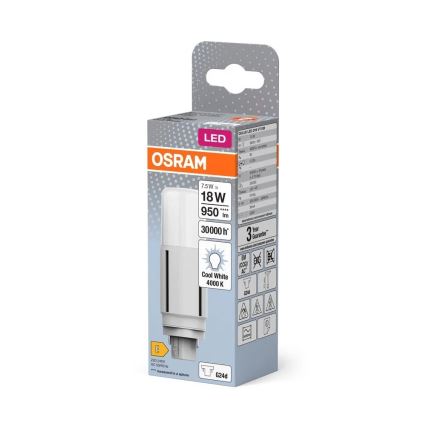 LED Крушка G24d/7,5W/230V 4000K - Osram