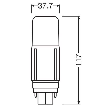 LED Крушка G24d/7,5W/230V 4000K - Osram