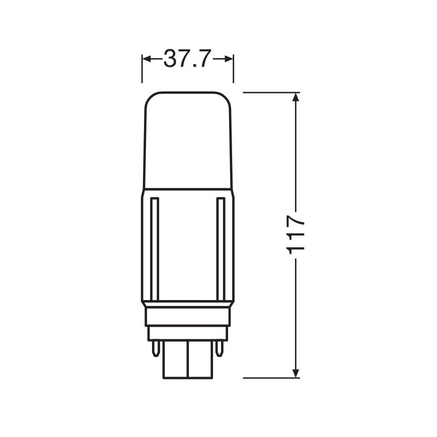 LED Крушка G24d/7,5W/230V 4000K - Osram