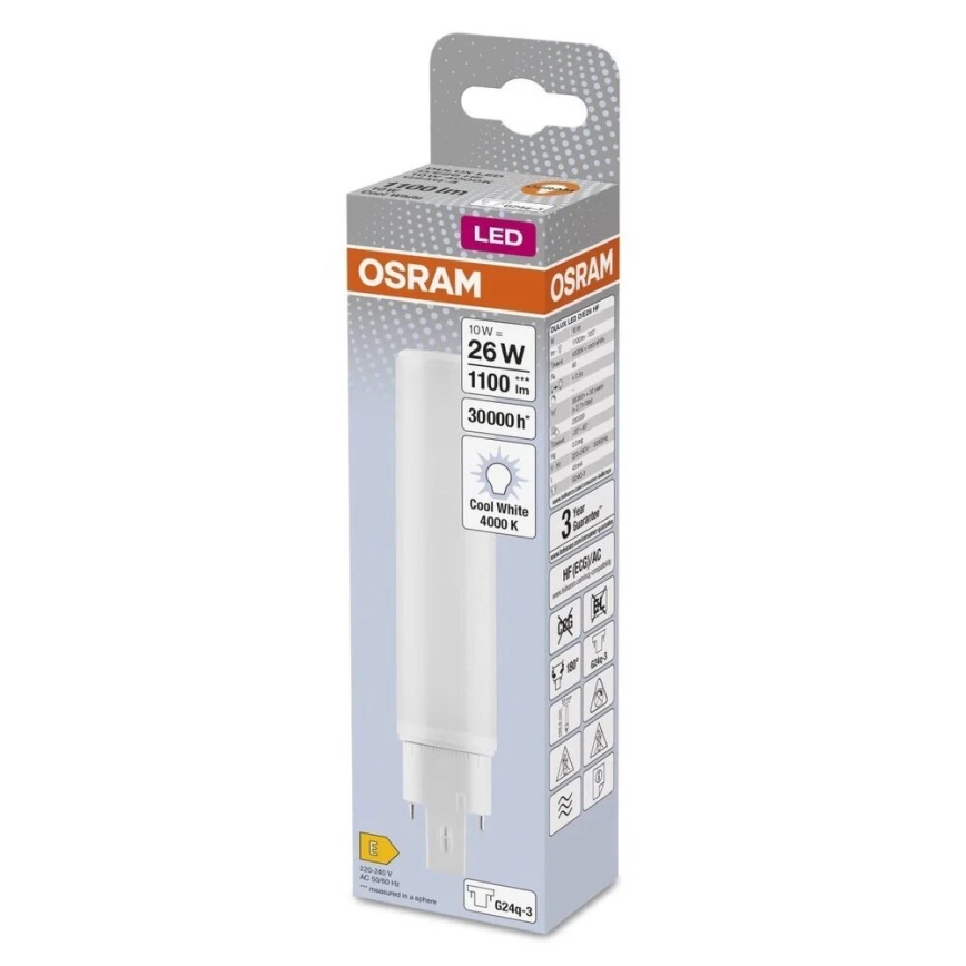 LED Крушка G24q-3/10W/230V 4000K - Osram