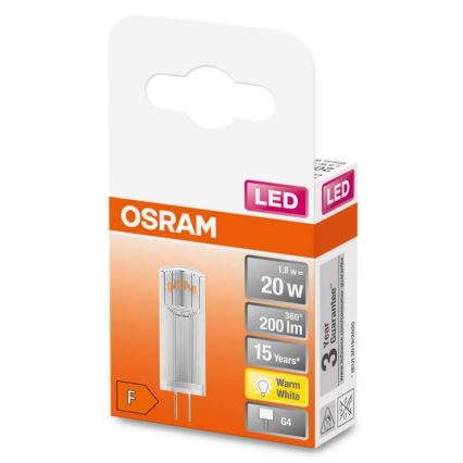 LED Крушка G4/1,8W/12V 2700K - Osram