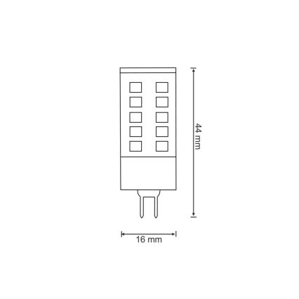 LED Крушка G4/3W/12V 6500K