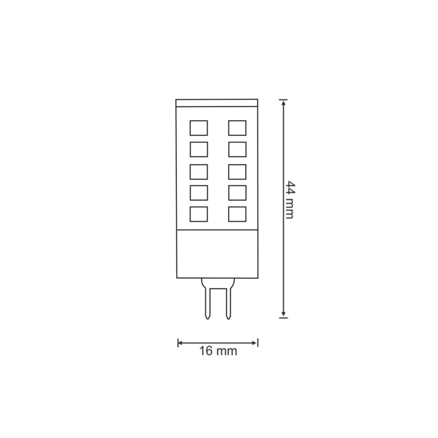 LED Крушка G4/3W/12V 6500K