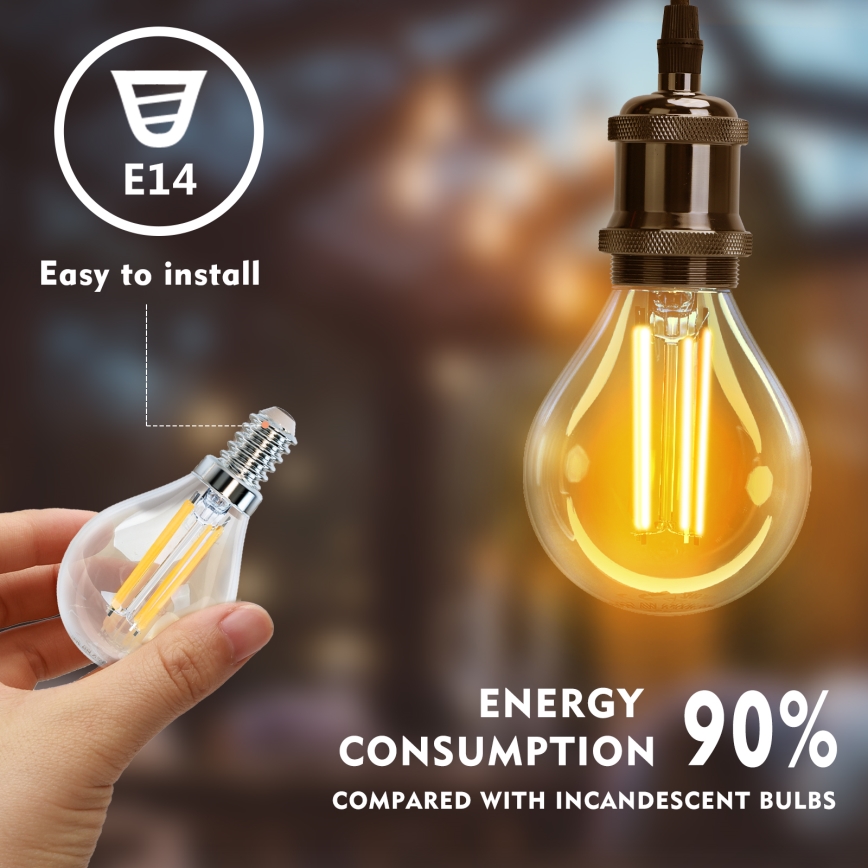 LED Крушка G45 E14/4W/230V 2700K - Aigostar
