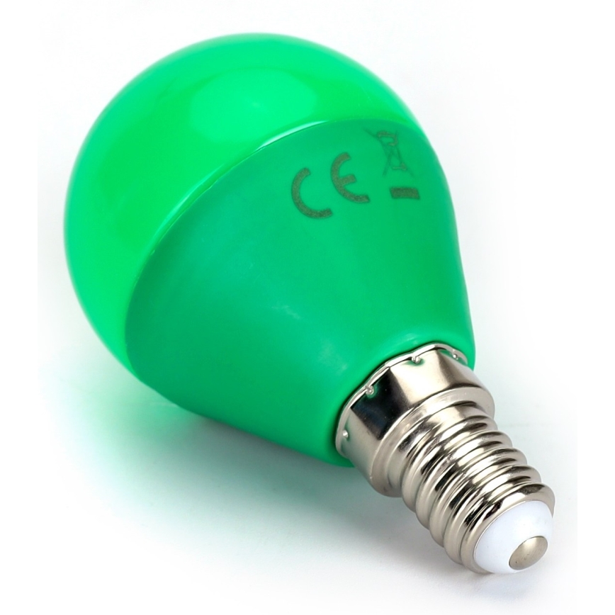 LED Крушка G45 E14/4W/230V green - Aigostar