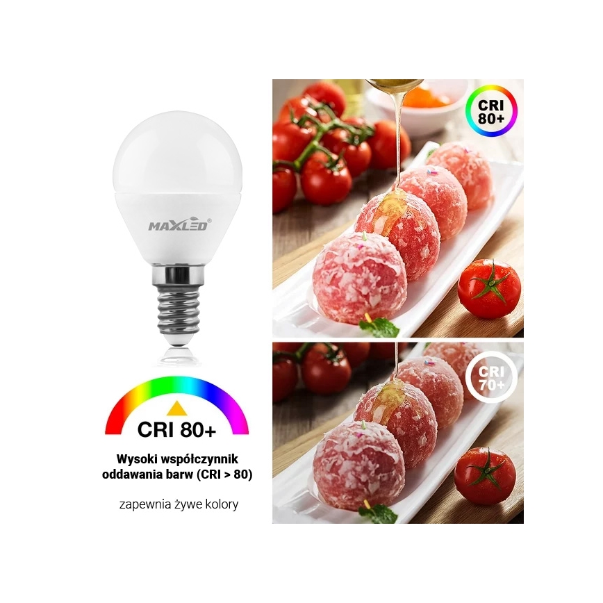 LED Крушка G45 E14/7W/230V 4000K