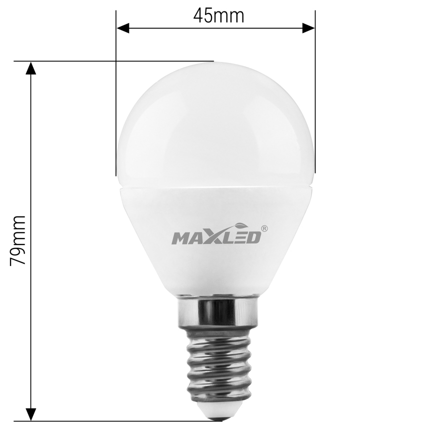 LED Крушка G45 E14/7W/230V 4000K