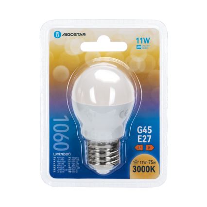 LED крушка G45 E27/11W/230V 3000K - Aigostar